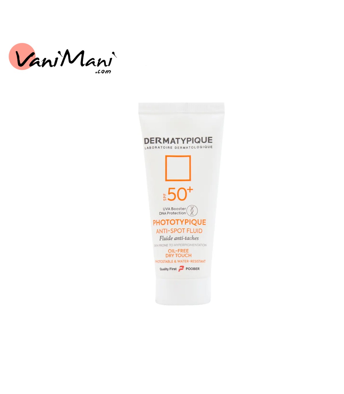 فلوئید ضد آفتاب ضد لک و روشن کننده SPF50 DERMATYPIQUE درماتیپیک 40 میلی لیتر