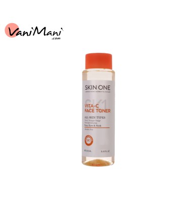 تونر اسکین وان  تونر صورت SKIN ONE اسکین وان مدل Vita-C حجم 250 میلی‌لیتر