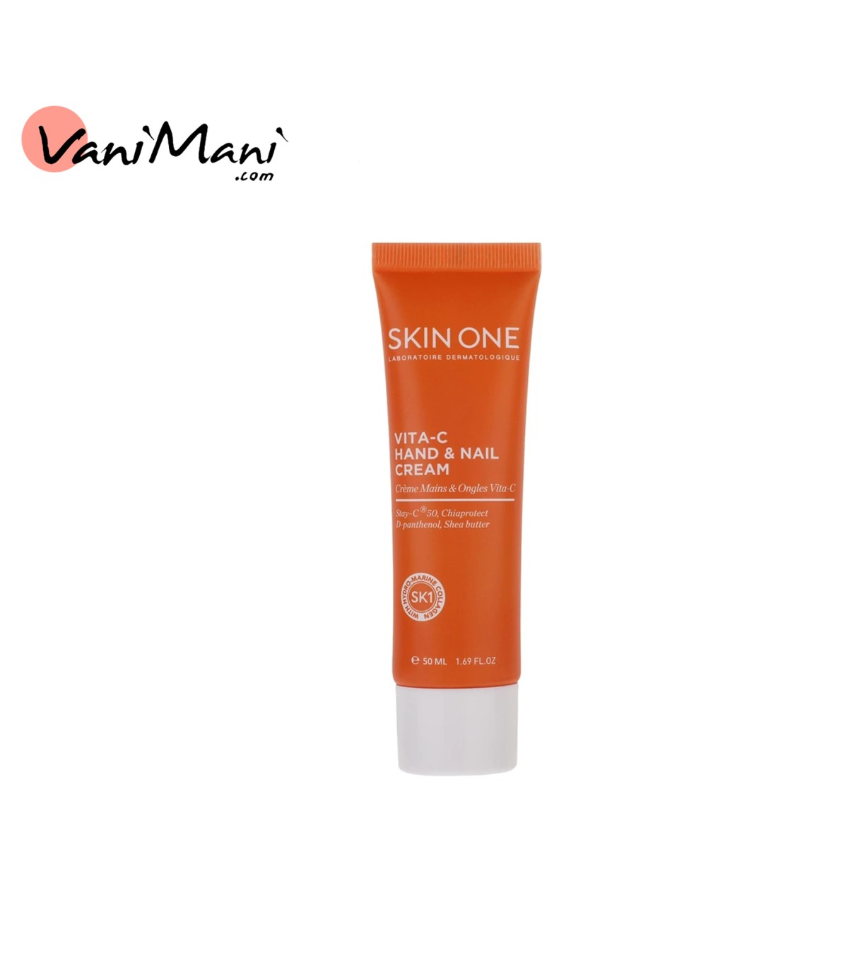 کرم دست و ناخن اسکین وان مدل Vitamin C SKIN ONE حجم 50میلی لیتر