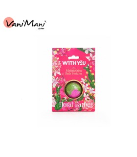 بمب حمام عطری WITH YOU FLORAR PARTY ویت یو مدل فلورار پارتی 50 گرم