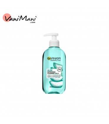 ژل شستشوی صورت GARNIER گارنیر مدل آبرسان با عصاره آلوئه ورا و هیالورونیک اسید حجم 200 میلی لیتر