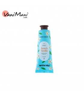 کرم دست ترمیم کننده ویت یو FRENCH VANILA حاوی وانیل 50 میلی لیتر