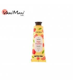 کرم مرطوب کننده دست RIPE PEACHES حاوی عصاره هلو و روغن آووکادو 50میل ویت یو