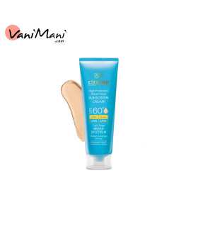 کرم ضد آفتاب رنگی بژ روشن سینره با SPF60 مناسب پوست چرب حجم 50 میلی لیتر